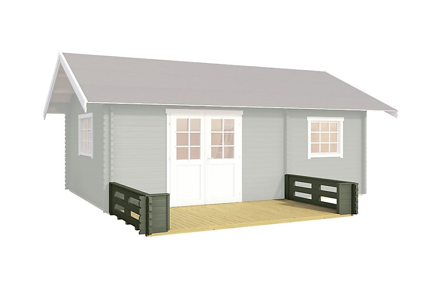 Nordic Holz Terrasse "CAROLINE", BxT: 365x200 cm, mit Unterkonstruktion und günstig online kaufen