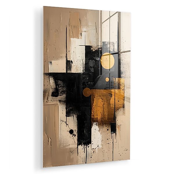 MuchoWow Acrylglasbild Abstrakt - Schwarz - günstig online kaufen