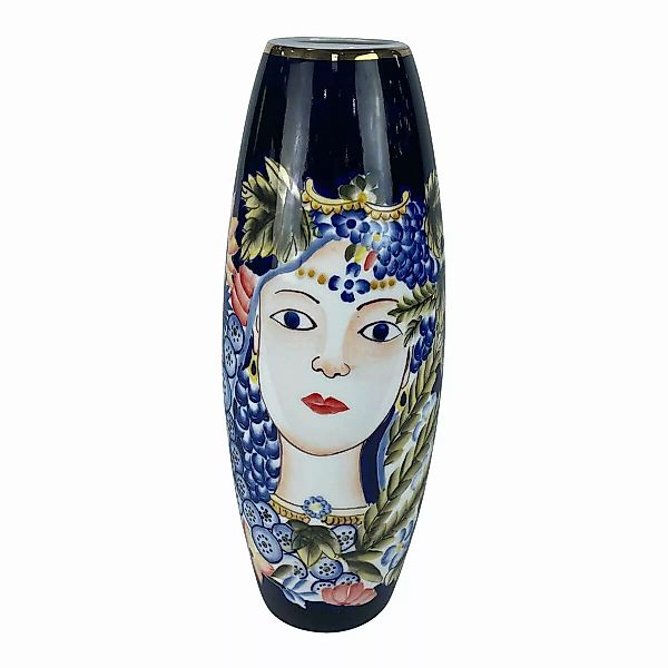 Vase Dkd Home Decor Porzellan Schwarz Shabby Chic (14 X 14 X 38 Cm) günstig online kaufen
