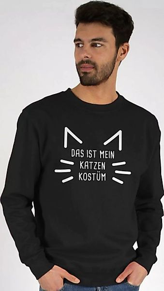 Shirtracer Sweatshirt Das ist mein Katzen Kostüm - Cat Katze Katzenkostüm C günstig online kaufen