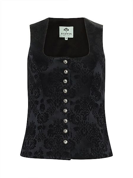 Berwin Trachtenweste Trachtenmieder Damen – Stretch-Jacquard günstig online kaufen