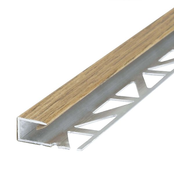 Dalsys Abschlussprofil 100cm Aluminium Eiche Abschlussleiste günstig online kaufen