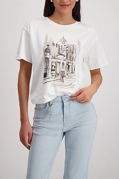 Monari T-Shirt "Shirt City" Regular fit mit Print günstig online kaufen