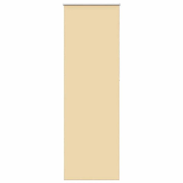vidaXL Verdunkelungsrollo Beige 80x210cm Stoffbreite 75,7 cm Polyester 4010 günstig online kaufen
