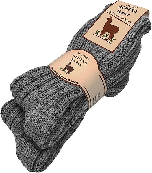 normani Thermosocken 2 Paar Alpaka-Socken mit Wolle (Set, 2 Paar) hochwerti günstig online kaufen