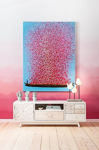 Kare Design Leinwandbild »Bild Touched Flower Boat« günstig online kaufen