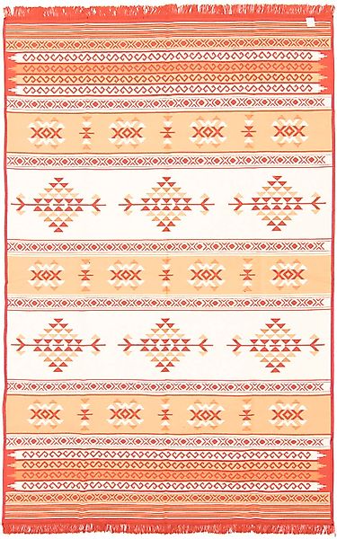morgenland Wollteppich »Kelim Teppich Bright«, rechteckig, 5 mm Höhe, reine günstig online kaufen