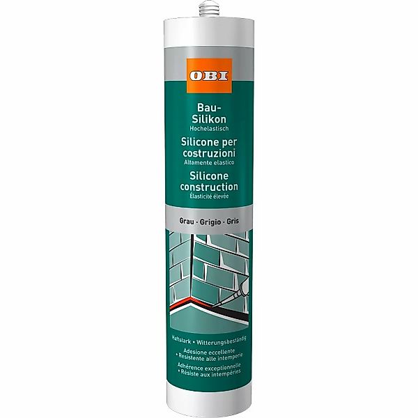 OBI Bau-Silikon Grau 310 ml günstig online kaufen