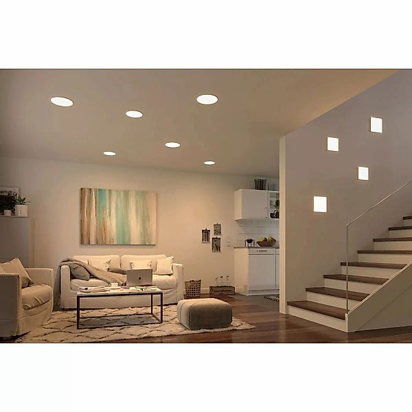 Paulmann LED-Einbaupanel Veluna VariFit 3-Stufen-dimmbar eckig 215x215 mm 2 günstig online kaufen