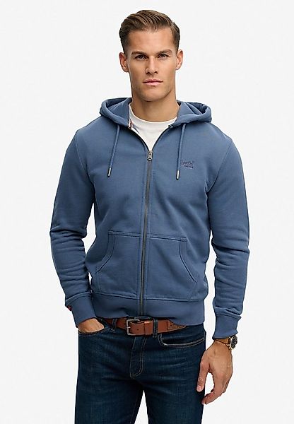Superdry Kapuzensweatjacke ESSENTIAL LOGO ZIP HOODIE HB Baumwollmischung, s günstig online kaufen