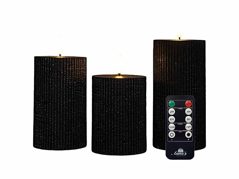 Coen Bakker Deco BV LED-Kerze Wax Candles (Set, 4-tlg., mit Fernbedienung), günstig online kaufen