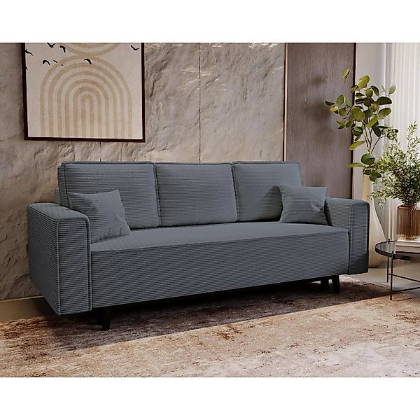 Beautysofa Polstergarnitur Monte, (Polsterset aus Cord-Bezug, günstig online kaufen