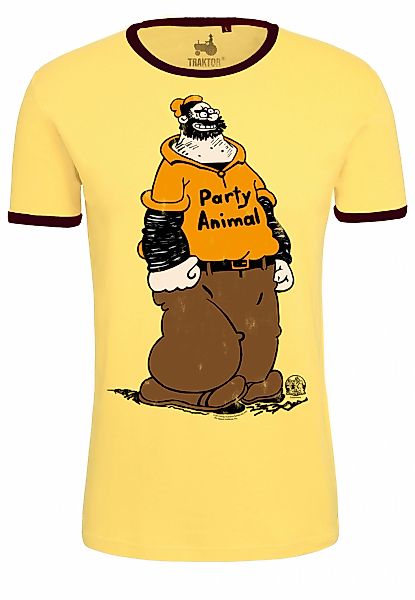 LOGOSHIRT T-Shirt "Popeye - Brutus Party Animal" mit trendigem Comic-Print günstig online kaufen