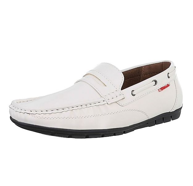 Coolwalk Herren Mokassins Freizeit Slipper (88843964) Flach Slipper in Weiß günstig online kaufen