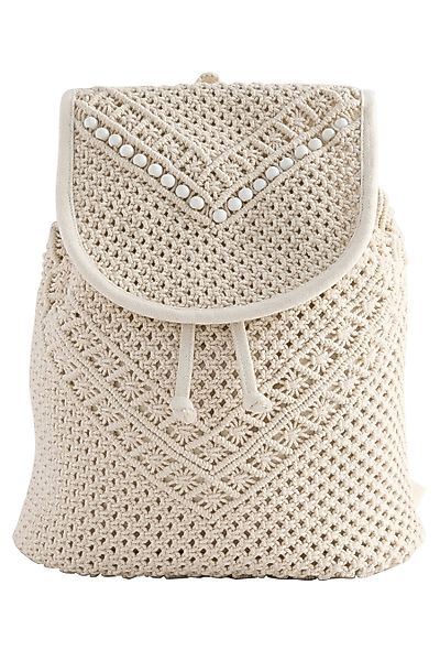 Next Rucksack Perlenbestickter Makramee-Rucksack (1-tlg) günstig online kaufen