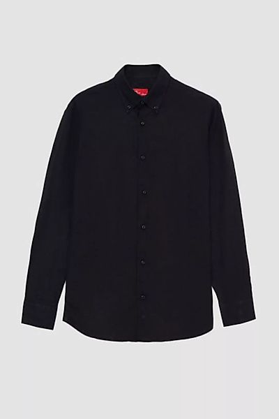 D'S DAMAT Leinenhemd Ds Damat Comfort Button-Down-Kragen Entspannter Schnit günstig online kaufen