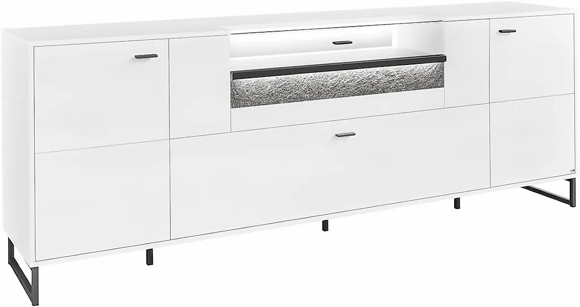 set one by Musterring TV-Schrank "Deltona", inkl. LED-Beleuchtung, Metallku günstig online kaufen