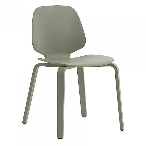 Normann Copenhagen - My Chair Stuhl - schwarz/Esche lackiert/BxHxT 48x80x50 günstig online kaufen