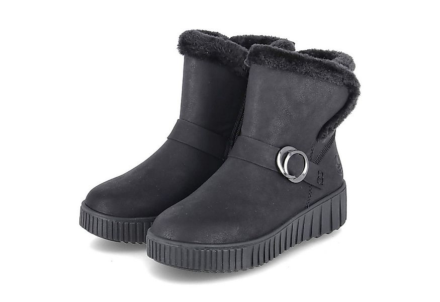 Rieker Rieker Y6166-00 Damen Textil & Synthetik schwarz Winterstiefel günstig online kaufen