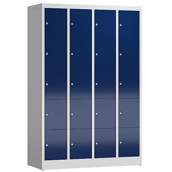 Steelboxx Fächerschrank ClassiX Schließfachschrank, 4 Abteile à 5 Fächer, 1 günstig online kaufen