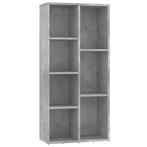 vidaXL Bücherregal Betongrau 50x25x106 cm Holzwerkstoff 801111 günstig online kaufen