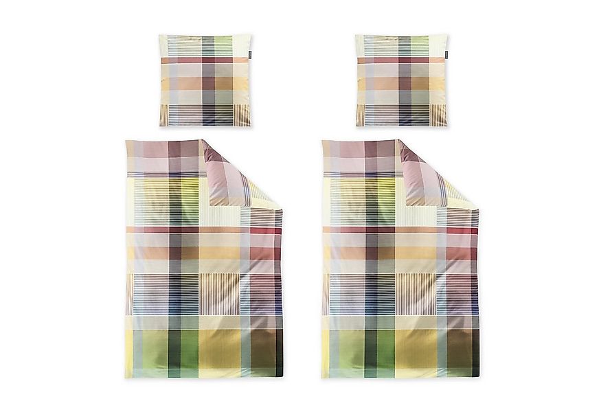 Irisette Bettwäsche 4 tlg Irisette Mako Satin Bettwäsche Wave 8891-90 karie günstig online kaufen