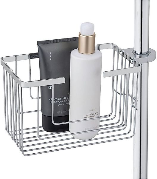 WENKO Duschablage Valognes, Duschstangencaddy aus rostfreiem Edelstahl, Mon günstig online kaufen