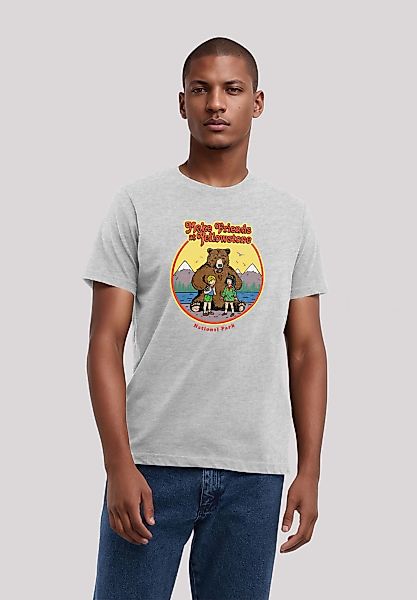 F4NT4STIC T-Shirt "US National Parks Make Friends At Yellowstone", Premium günstig online kaufen