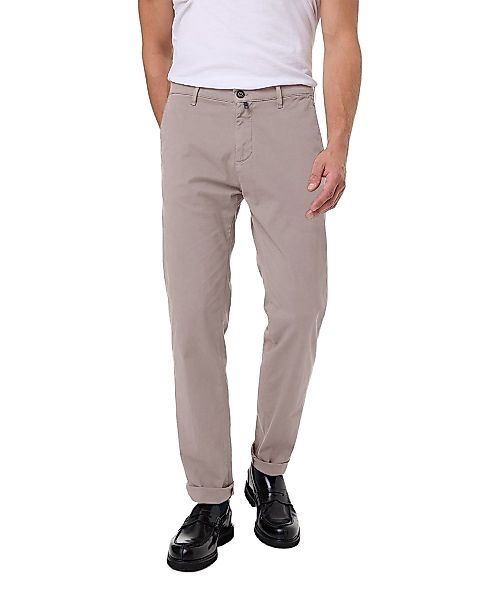 Pierre Cardin Herren Chinohose PC-COLMAR - Mid Waist - Tapered Fit - Beige günstig online kaufen