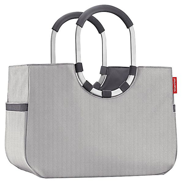 REISENTHEL® Einkaufsshopper LOOPSHOPPER L, Grau, Schwarz, Polyester, 25 l, günstig online kaufen