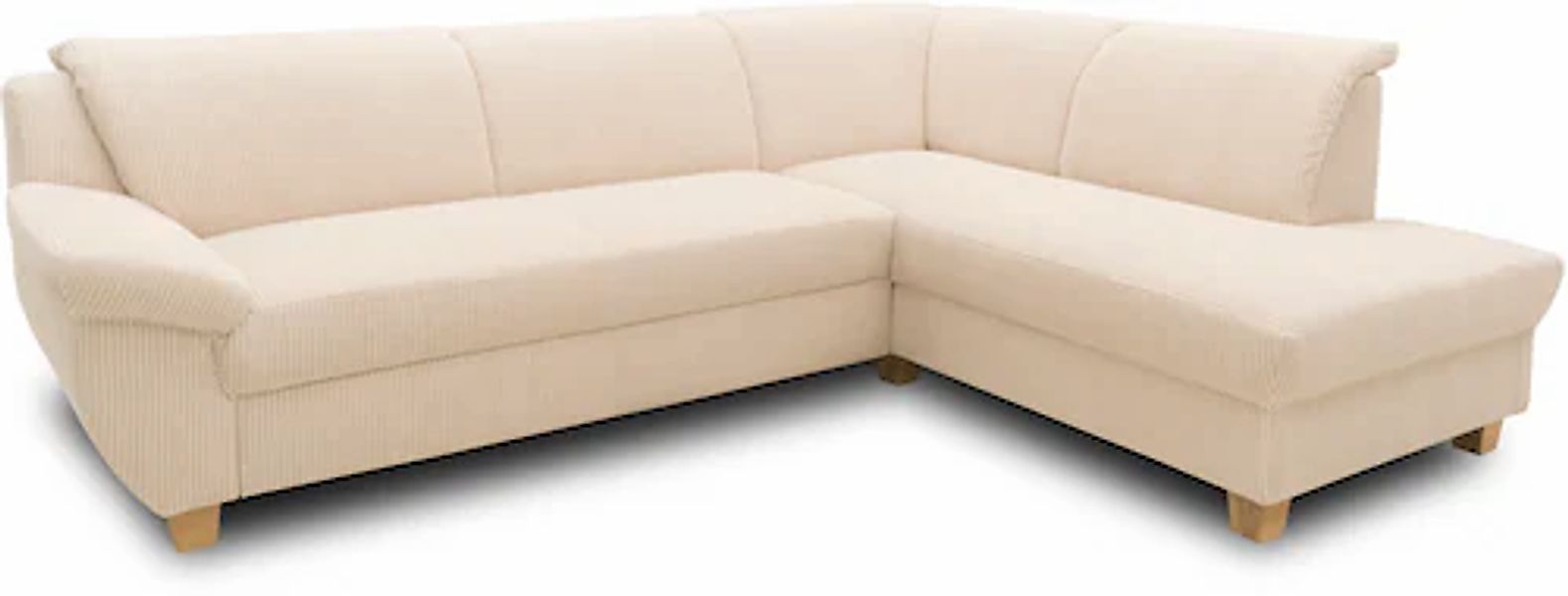 Home affaire Ecksofa »Yesterday L-Form«, wahlweise mit Bettfunktion, auch i günstig online kaufen