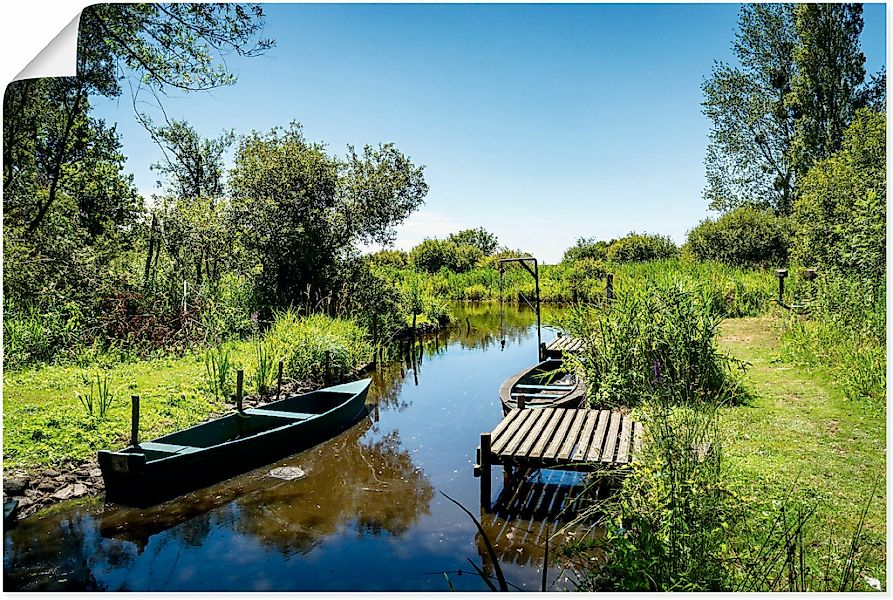 Artland Poster "Naturlandschaft am Fluss in Frankreich", Gewässer, (1 St.), günstig online kaufen