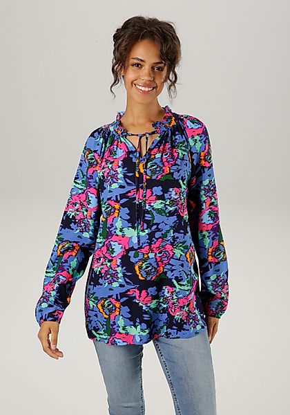 Aniston CASUAL Schlupfbluse mit farbenfrohem, grafischen günstig online kaufen