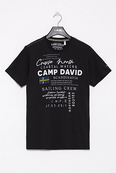 Camp David  T-Shirt T-Shirt CRUISE NORTH Kurzarmshirt günstig online kaufen