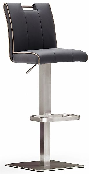 MCA furniture Bistrostuhl "BARBECOOL", mit Rückenlehne, Bodenplatte eckig, günstig online kaufen
