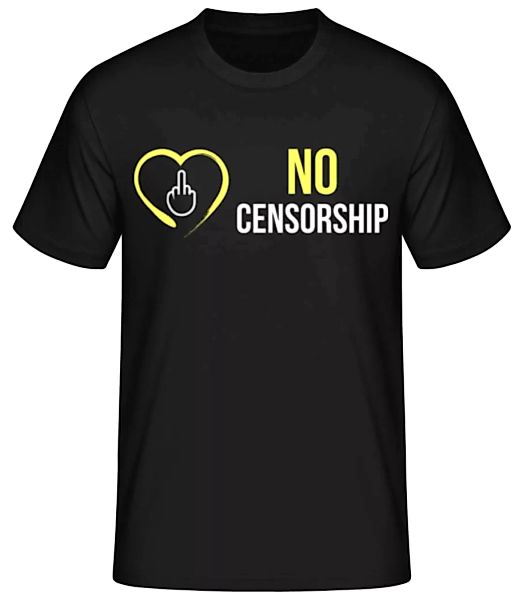 No Censorship · Männer Basic T-Shirt günstig online kaufen