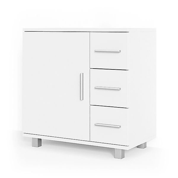 Vicco Waschbeckenunterschrank Ilias, Weiß, 60 x 60.8 cm Drehbar günstig online kaufen