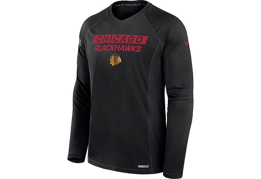 Fanatics Langarmshirt Chicago Blackhawks Authentic Pro RINK günstig online kaufen