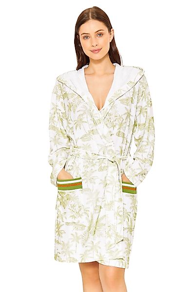 Rösch Damenbademantel 1242011, Knielang, 75% Baumwolle, günstig online kaufen