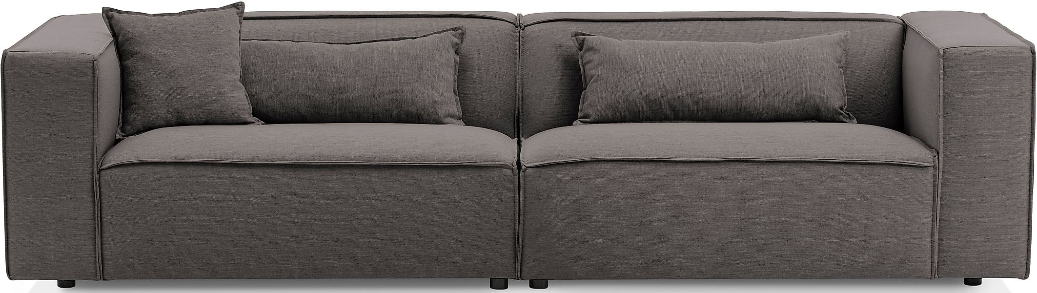 LeGer Home by Lena Gercke 3-Sitzer "PIARA, Couch mit Kedernaht, Sofa in Cor günstig online kaufen