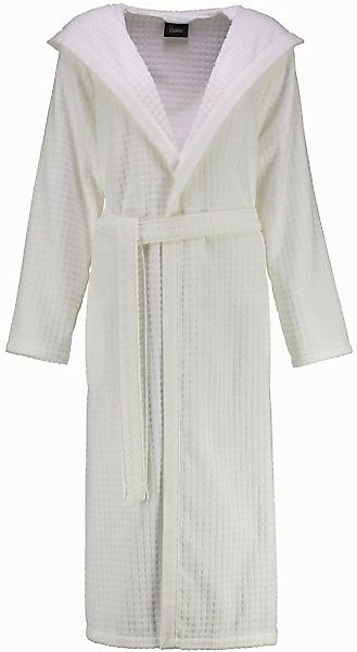 Cawö Damenbademantel, Langform, Baumwolle, Kapuze, Gürtel, günstig online kaufen