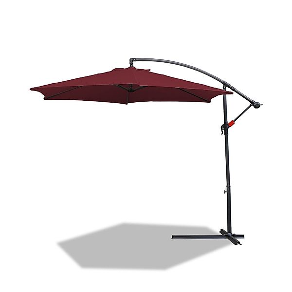 Clanmacy Sonnenschirm Sonnenschirm 300/350cm UV40+ UV-Schutz günstig online kaufen