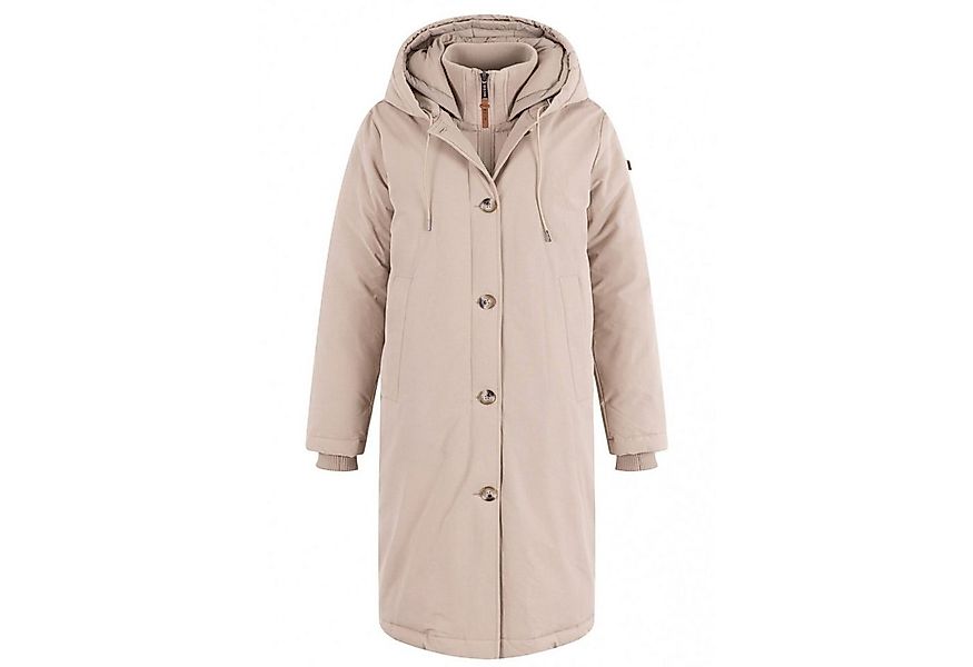 Moscow Design Steppmantel Warmer Mantel in Beige oder Schwarz günstig online kaufen