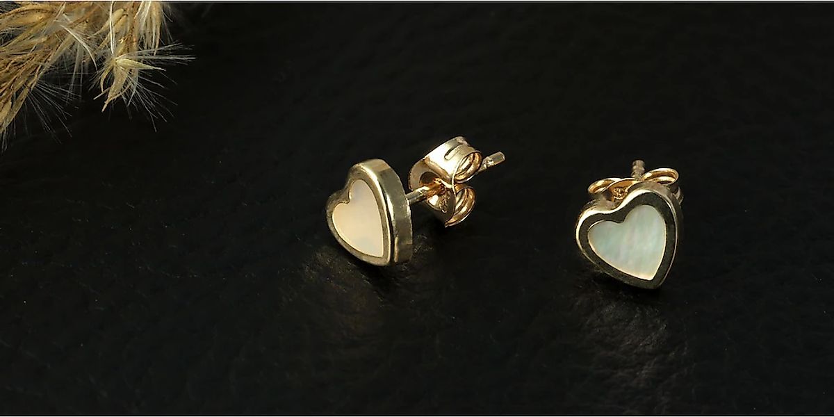 Adelia´s Paar Ohrhänger "Damen Ohrringe – Ohrstecker aus 333 Gold mit Perlm günstig online kaufen