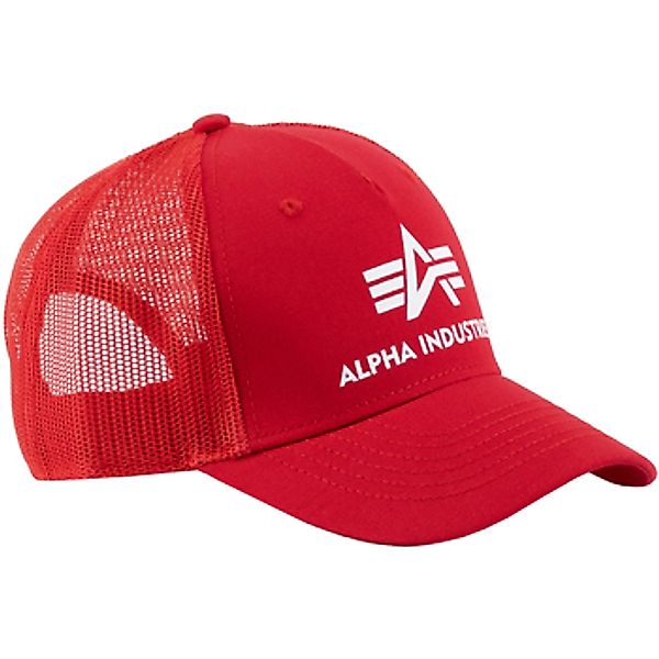 Alpha Industries  Schirmmütze Basic Trucker Cap - speed red günstig online kaufen