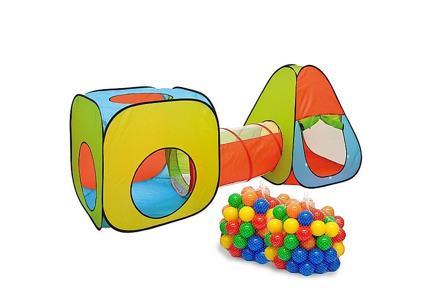 LittleTom Spielzelt mit 200 Bällen - Pop Up Kinderspielzelt - Bällebad Zelt günstig online kaufen