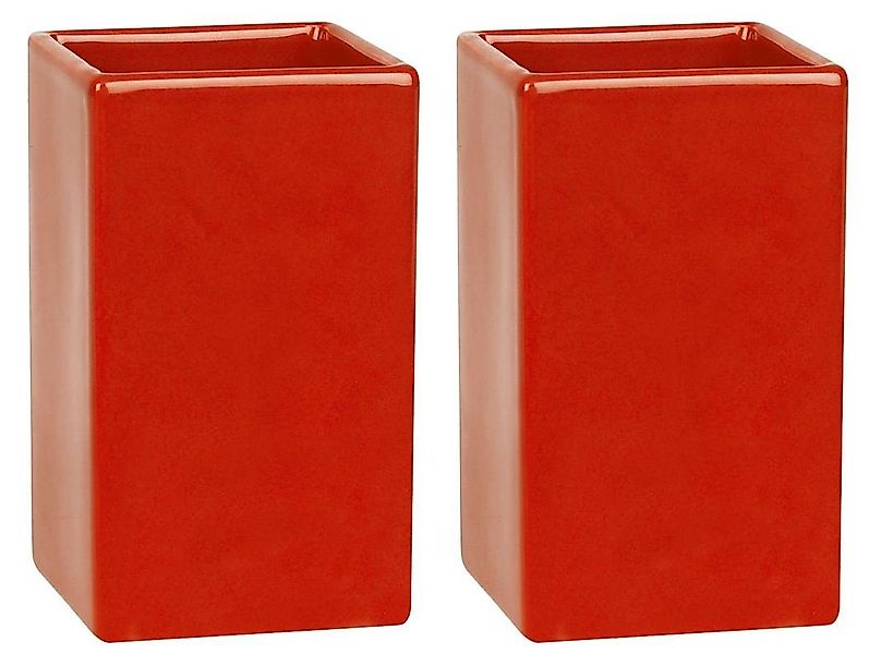 spirella Zahnputzbecher QUADRO, (Spar-Set, 2-St), ** günstig online kaufen