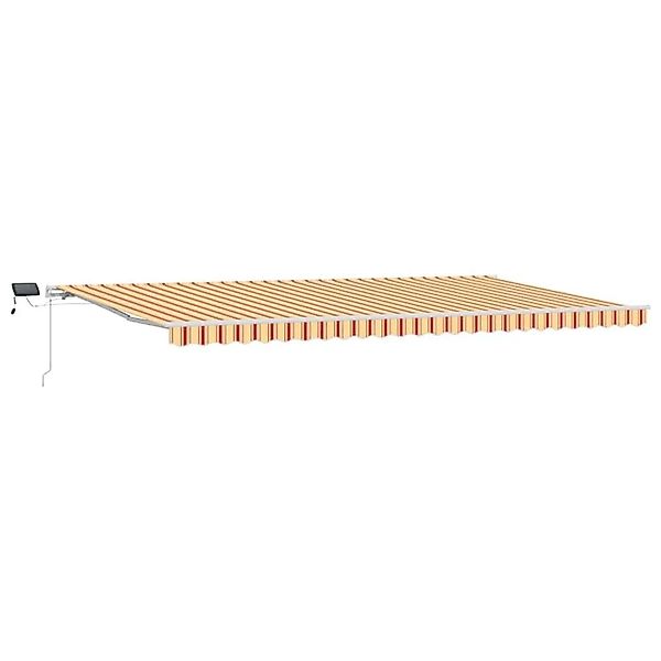 vidaXL Einziehbare Markise Gelb und Orange 600 x 350 cm 3331710 günstig online kaufen
