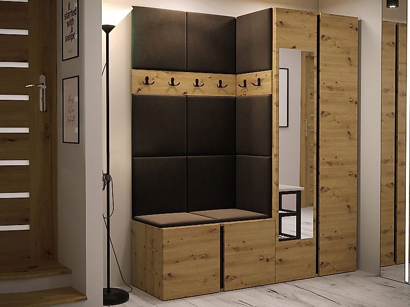 MIRJAN24 Garderoben-Set Orion XII, (Komplett-Set, Schrank, Schrank mit Spie günstig online kaufen