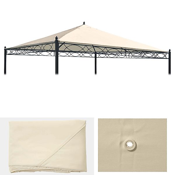 MCW Ersatzbezug Dach Pergola Calpe 3x3m Creme günstig online kaufen